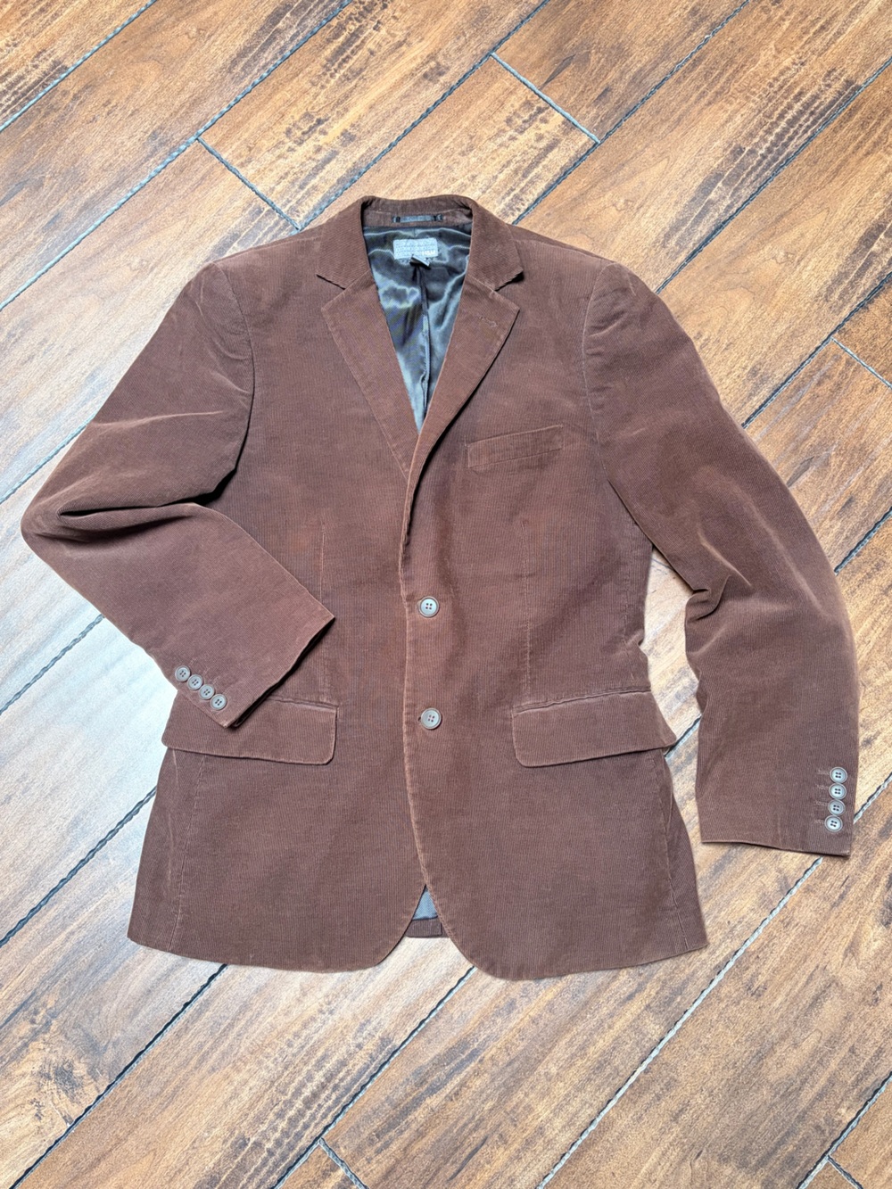 H&M Brown Corduroy Blazer Jacket